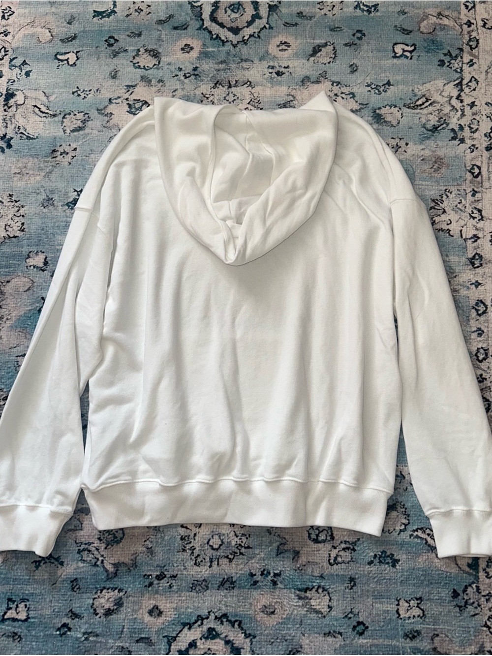 NWT Hollister Cowgirl Boot Oversized Hoodie White Size Medium - Picture 2 of 3
